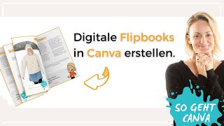 CanvaTutorial So erstellst du ein digitales Flipbook in Canva  Digitales Magazin erstellen [upl. by Eeraj]