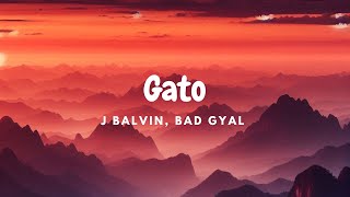 J Balvin Bad Gyal  Gato Letra [upl. by Alford241]