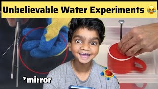 7 Unbelievable Water Experiments 😂  Arun Karthick [upl. by Lissi811]