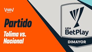 DEPORTES TOLIMA VS ATLÉTICO NACIONAL  LIGA BETPLAY DIMAYOR 20242  FECHA 19 [upl. by Deryl742]