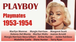 Playboy playmates 19531954  Marilyn Monroe Marilyn Waltz photo info [upl. by Ecirted]