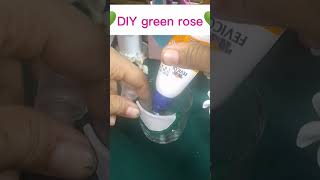 💚DIY green flower 💚viralvideo viralvideo trending sorts unfrezzmyaccount [upl. by Ifen]