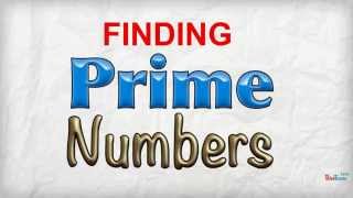 Finding Prime Numbers [upl. by Kcirded]