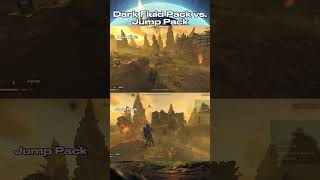 NEW Dark Fluid Jump Pack vs Regular Jump Pack Helldivers 2 shorts helldivers2 gaming [upl. by Werdn]