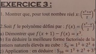 Maths1 S Correction Exercices sur les polynômes [upl. by Ellerahs278]