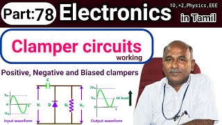 clamper circuit working in tamil [upl. by Lamson]