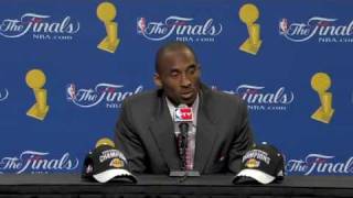 2009 NBA Finals Game 2 Kobe Bryant PostGame Interview HQ [upl. by Clercq8]