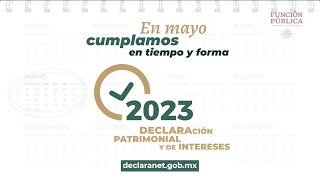 Declaración Patrimonial y de Intereses 2023 [upl. by Enyrb416]