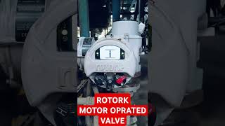 Motor OPRATED VALVE rotork acuator [upl. by Pressman]