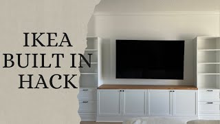 IKEA BUILT IN HACK  BESTA  BRIMNES  HANVIKEN [upl. by Laks479]