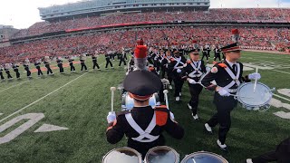 4K Drummers POV Ohio State Marching Band GoPro Madness [upl. by Monie]