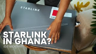 Starlink in Ghana  Is It WORTH purchasing [upl. by Chill640]