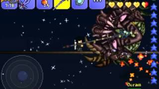 Terraria part4 ฆ่า boss ตัวสุดท้าย Ocram [upl. by Elleuqram675]