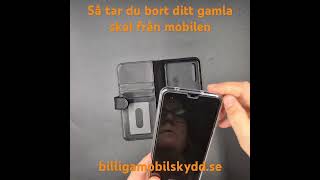 Passar inte ditt nya fodral Då har du kanske kvar ett gammalt skal på mobilen som måste bort först [upl. by Roarke165]