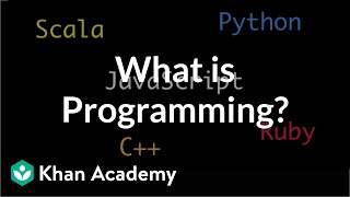 What is Programming  Intro to JS Drawing amp Animation  Computer programming  Khan Academy [upl. by Aloiv]