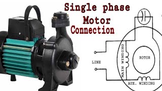 SINGLE PHASE MOTOR CONNECTION 220v and 110v Tamil [upl. by Mayer]