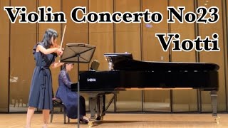 Viotti  Violin Concerto No23 in G major 1st mov [upl. by Taryne]