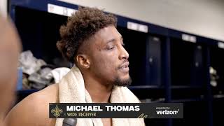 Michael Thomas on sense of urgency after loss  SaintsTexans Postgame Interview [upl. by Shamrao]