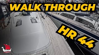 HallbergRassy 44  HR 44  Unopinionated walk around  ASMR  SV Skidbladnir [upl. by Pritchard]