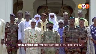 TM1 News  Mali  Moov Africa Malitel  renouvellement de la licence et montée de lEtat au capital [upl. by Claudetta]