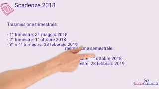 Spesometro ripasso delle regole 2018 [upl. by Aihsit]