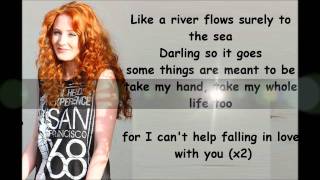 Janet Devlin  I Cant Help Falling In Love With Lyrics Live Show 2 [upl. by Meer]