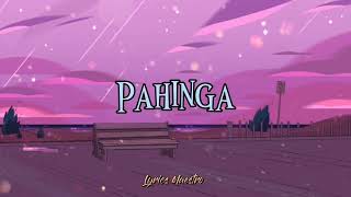 PAHINGA LYRICS  YAYOI  CLINXY BEATS [upl. by Kacie277]