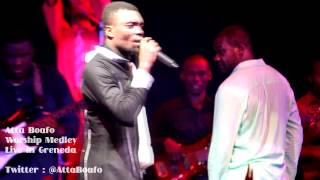 Atta Boafo  Worship Medley Live in Grenada [upl. by Kostman40]