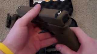 Glock 17 Gen 4 Flat Dark Earth Cerakote Unboxing [upl. by Anauqal]