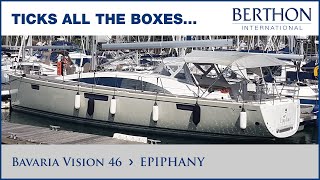 OFF MARKET Bavaria Vision 46 EPIPHANY  Yacht for Sale  Berthon International Yacht Brokers [upl. by Akinahc]