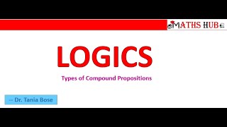 Types of Compound PropositionPart8 Logics [upl. by Aihn]