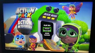 Action Pack Action Mysteries 2023 DVD Menu Walkthrough [upl. by Clio]