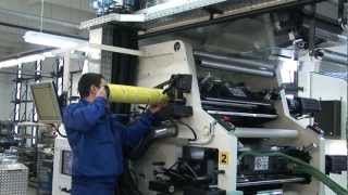 Flexo Printing Laser Engraving Ceramic Anilox Roller [upl. by Anoo]