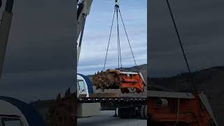 Unloading Roadheader Cutter Heads [upl. by Redford]