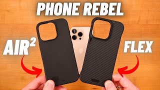 Phone Rebel Flex Aramid Fiber and AIR² iPhone 16 Pro Case REVIEW [upl. by Haisa]