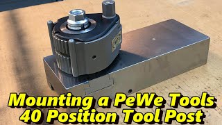 SNS 314 Part 1 Mounting a Multifix Tool Post [upl. by Oigile303]