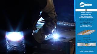 Welding Certification Position 1G Flat Groove Weld [upl. by Tybald]