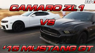 ZL1 Camaro vs 15 Mustang GT [upl. by Siul]