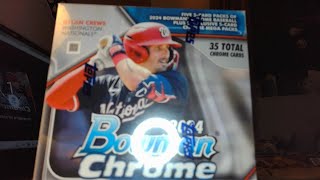 2024 Bowman Chrome Mega Box 2 Box Break [upl. by Veejar]