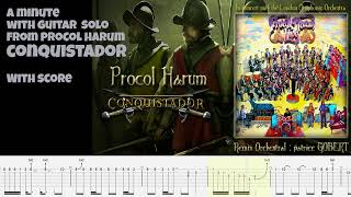 PROCOL HARUM  CONQUISTADOR GUITAR SOLO [upl. by Deedahs]