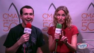 The 50th Annual CMA Awards Broadcast Jennifer Nettles Interview [upl. by Eppes919]