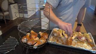 How To Cook Chicken Legs On The CharBroil Big Easy Oilless Turkey Fryer [upl. by Ayot]