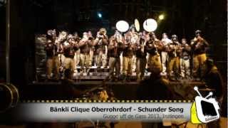 Bänkli Clique Oberrohrdorf  Schunder Song [upl. by Peppel810]