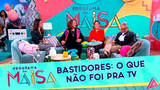 BASTIDORES O que você não viu na TV  Programa da Maisa 080619 [upl. by Einaffyt]