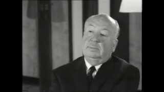 Alfred Hitchcock 1960 BBC TV interview [upl. by Kellina790]