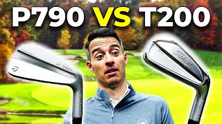 TaylorMade P790 v Titleist T200 Irons WE CROWN A WINNER [upl. by Prior]