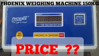 Phoenix Weight Machine Price  Specification NEP150 [upl. by Rramal]