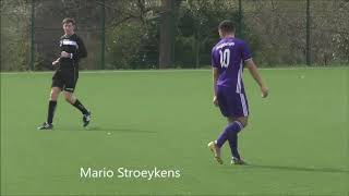 Andonline U16 PO1 Anderlecht  SintTruiden Mario Stroeykens [upl. by Noynek]