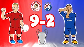 92 BAYERN MUNICH demolish DINAMO ZAGREB💥 Champions League Kane Goals Highlights [upl. by Blainey308]