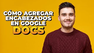 Cómo agregar encabezados en Google Docs 2024 Crear encabezado en Google Docs [upl. by Reldnahc717]